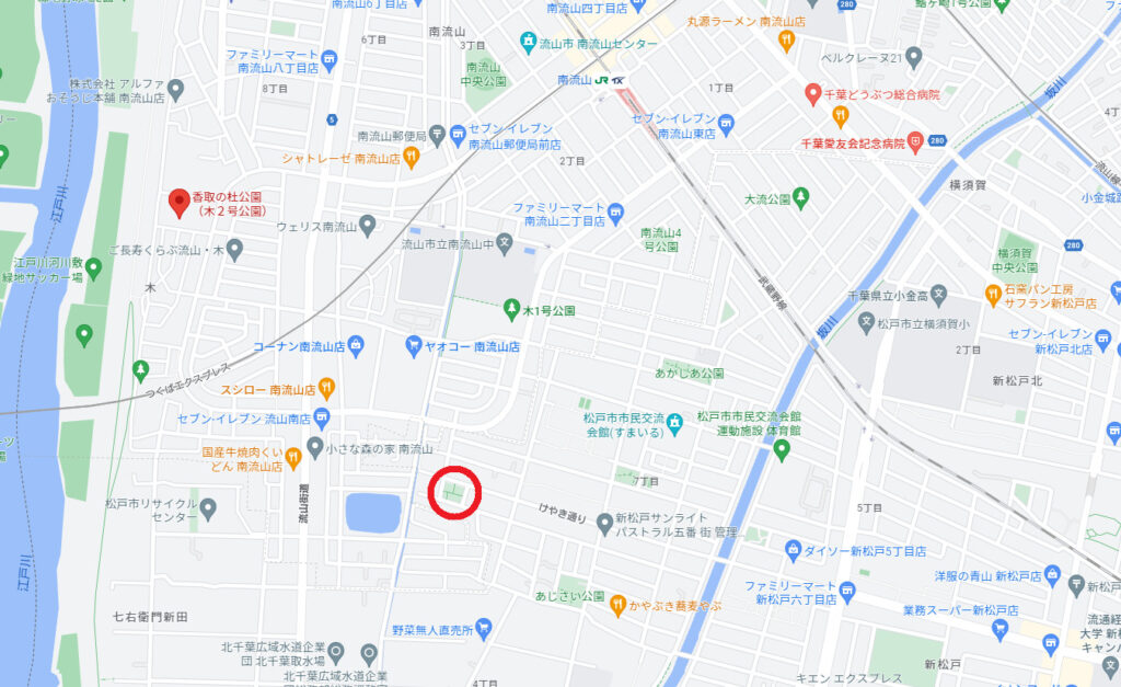 南朝芽_香取の杜公園地図